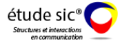 Etude SIC – Etude des Structures et Interactions en Communication